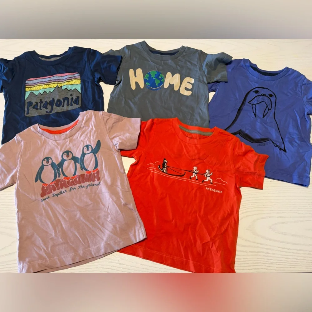 Patagonia Kids Short Sleeve tees bundle - Picture 1 of 1